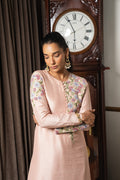 Dustpink embriodered tunic set
